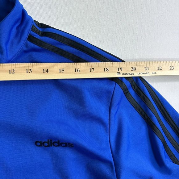 ADIDAS Blue Track Jacket Men's Size 2XL Active Athletic Casual Gym Training - Picture 9 of 10